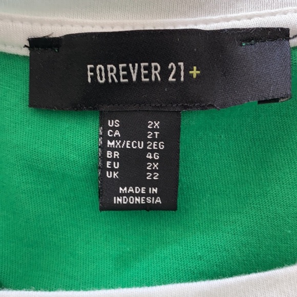 Forever 21 green tie front shirt Size 2XL - Picture 5 of 6